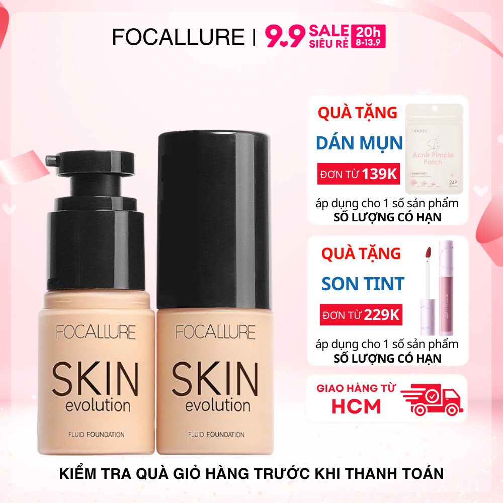 FOCALLURE Kem Nền BB Cream Che Phủ Khuyết Điểm Chống Thấm Nước 31g