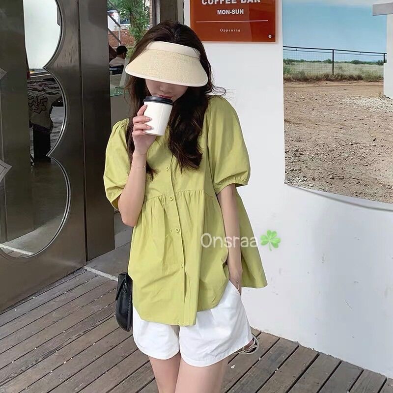 ☘️ÁO SƠ MI BABY DOLL DỄ THƯƠNG HẾT SỨC NÀ☘️