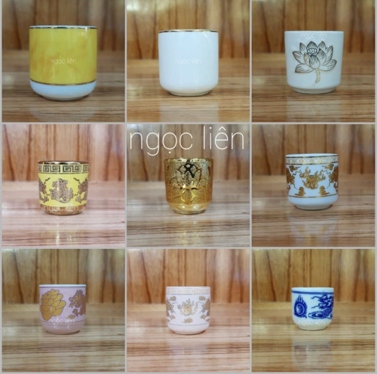 Chung đựng nước để bàn thờ
