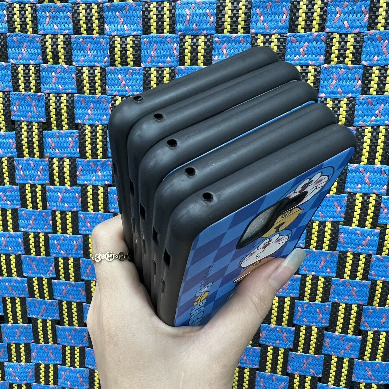 Case ốp lưng Samsung A8 2018 dẻo hình doremon siêu cute bảo vệ camera