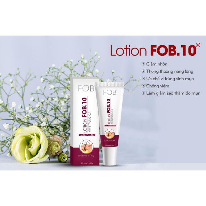 👩🏻‍⚕️[CHÍNH HÃNG] FOB .10 Kem chấm mụn Lotion