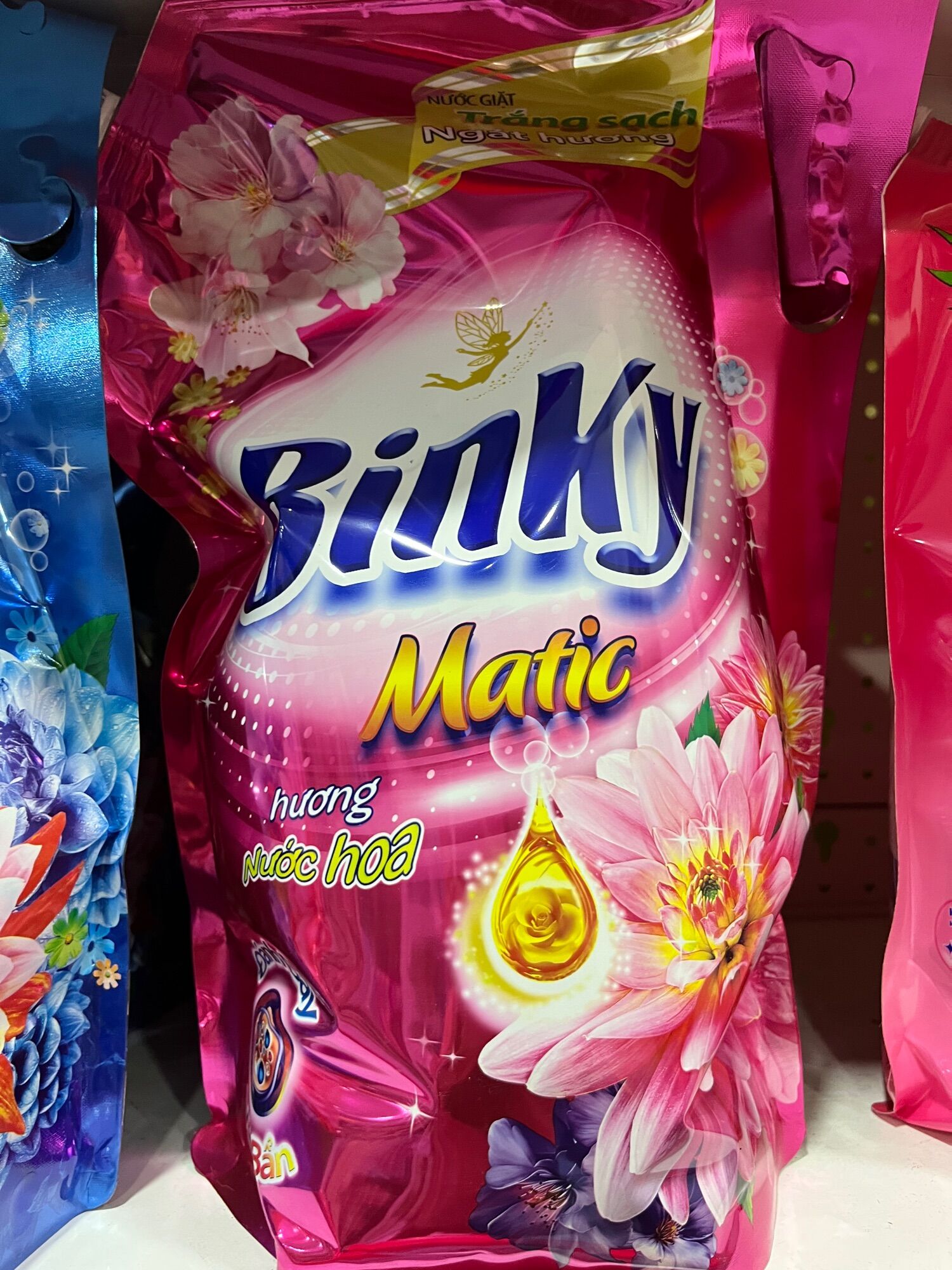 (Túi 3,1kg) Nước giặt Binky hương nước hoa