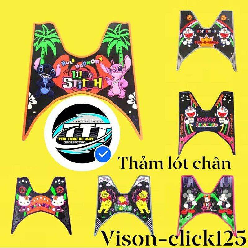 [HCM]Thảm Lót Chân xe máy  Hình Thú VARIO CLICK