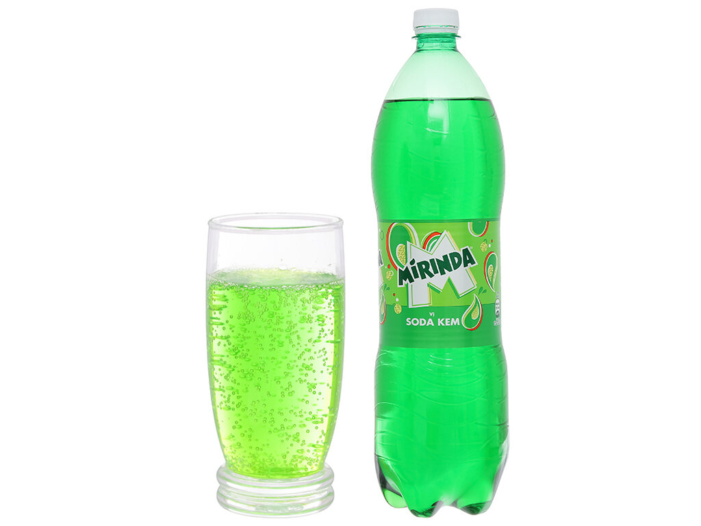 nước ngọt mirinda xanh chai 1500ml đậm đà thơm ngon đúng vi soda kem là nước giải khác uống lạnh ngon tuyệt hạn sử dụng luôn mới