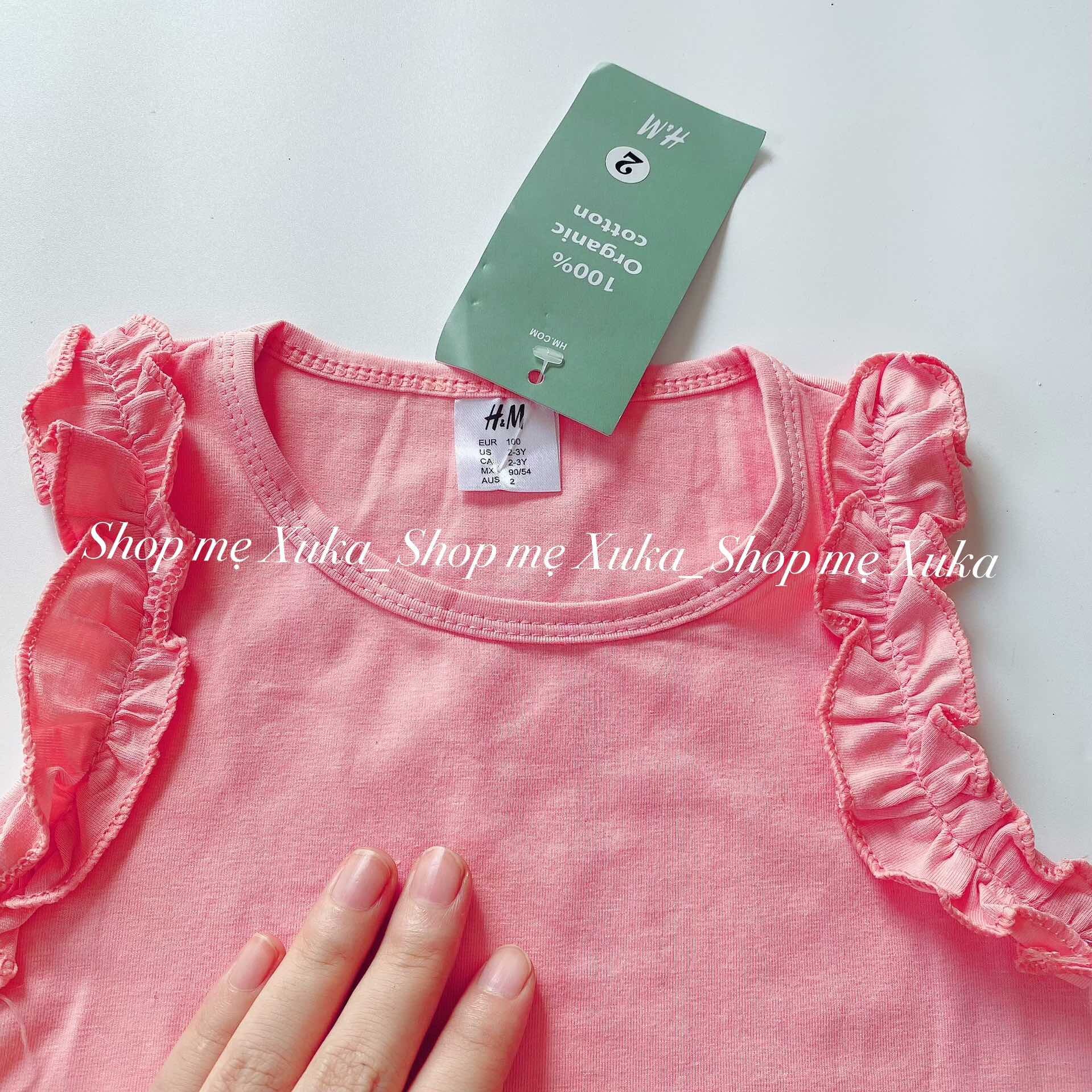 Bộ sát nách bèo vai HM bé gái