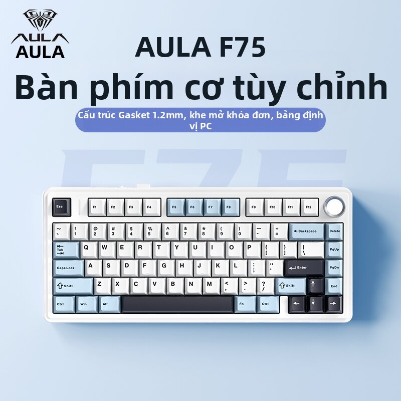 AULA |Bàn phím cơ ba chế độ Lang Tu F75