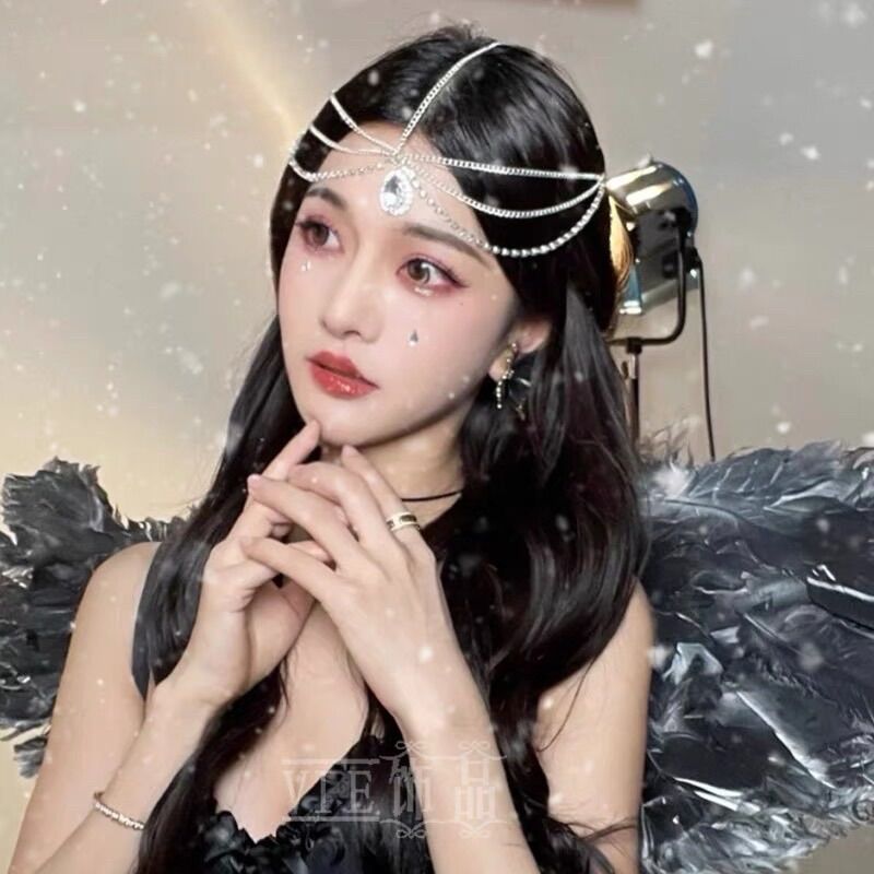 Dây cài tóc đính đá cosplay thiên thần