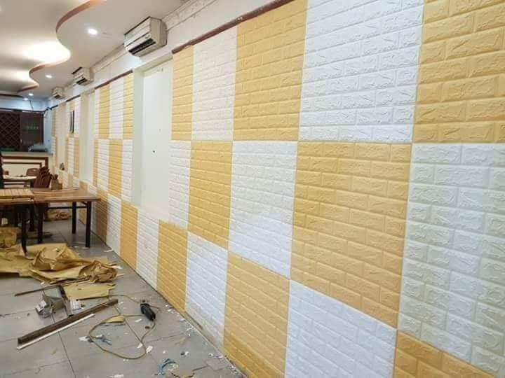 xốp dán tường giả gạch (kích thước 70*77)