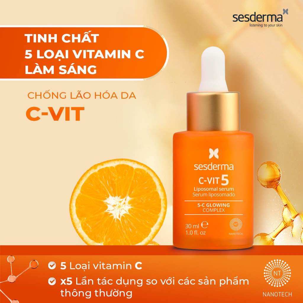 Tinh chất Sesderma C-Vit 5 Liposomal Serum