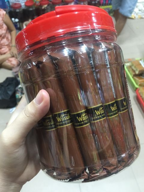[HCM]Hộp 50 thanh Bánh quế Wasuka vị Sôcôla