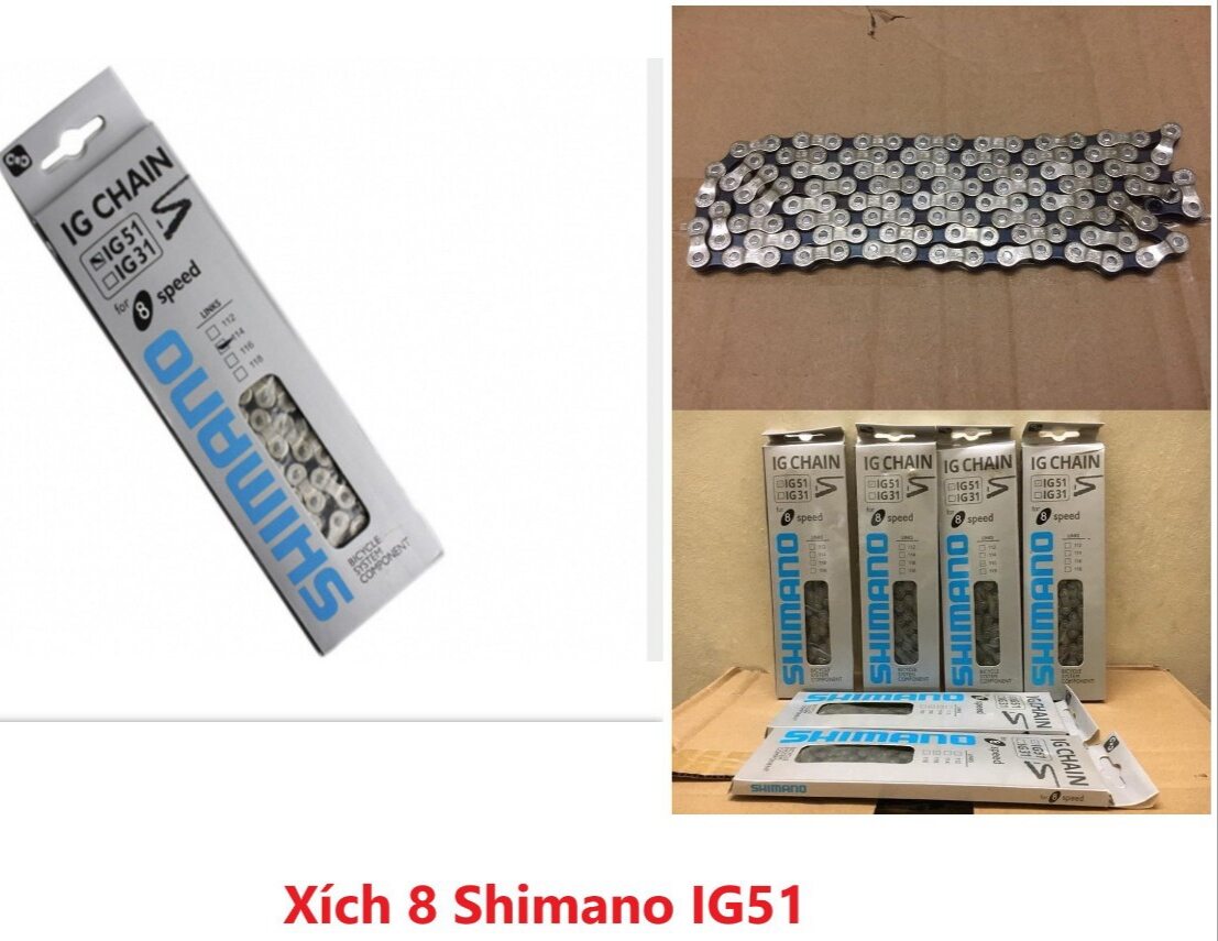 Sên ,xích xe đạp thể thao shimano 6, 7,8 speed. dùng cho xe đạp mtb , touring