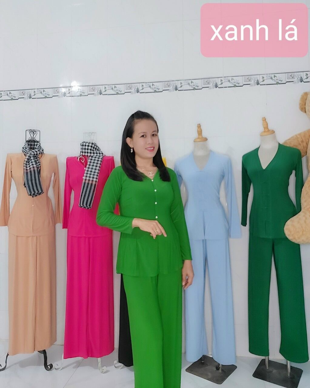 bộ bà ba trơn