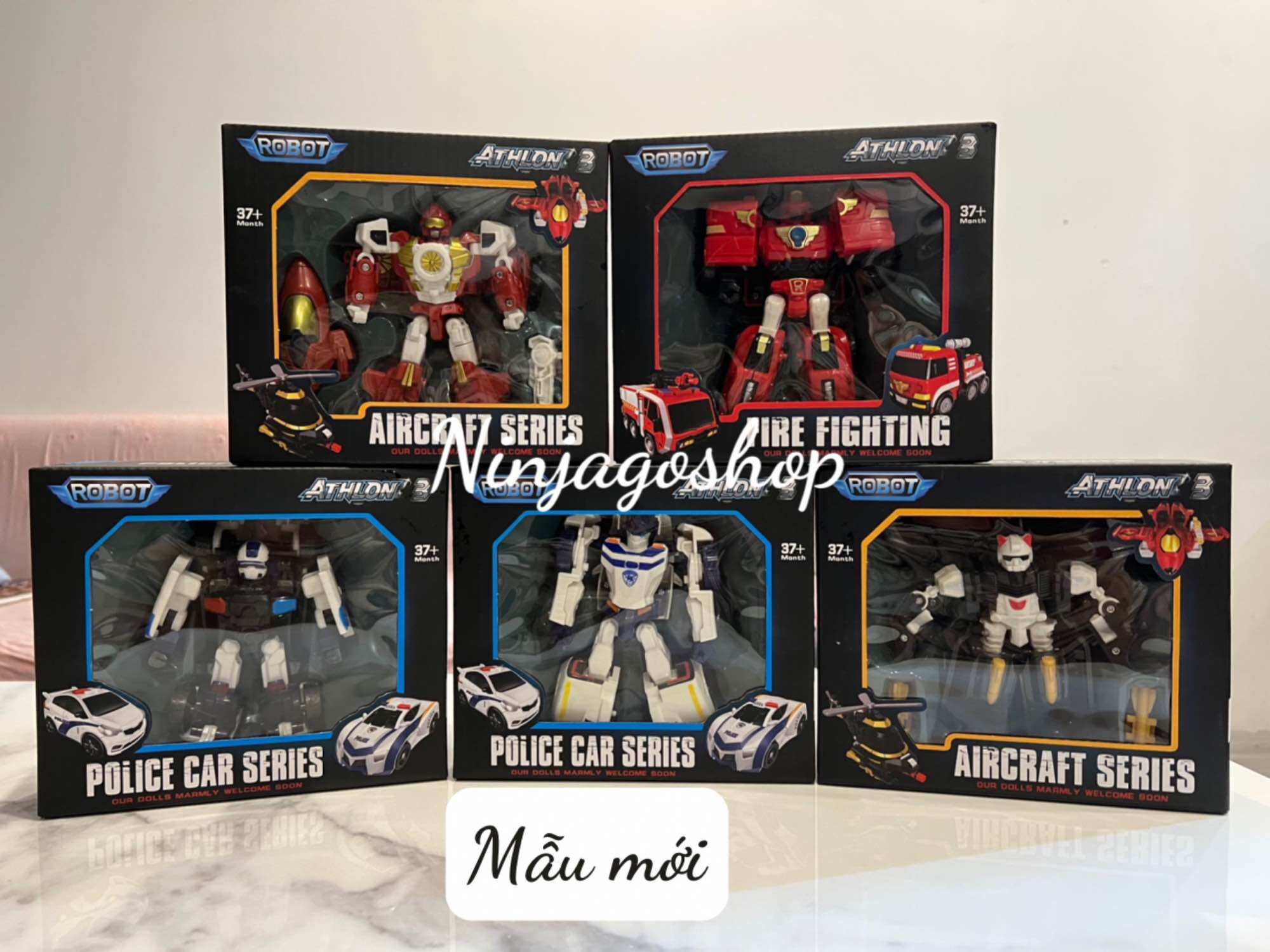Đồ chơi robot mini r biến hình xe ô tô - đồ chơi robot cho bé