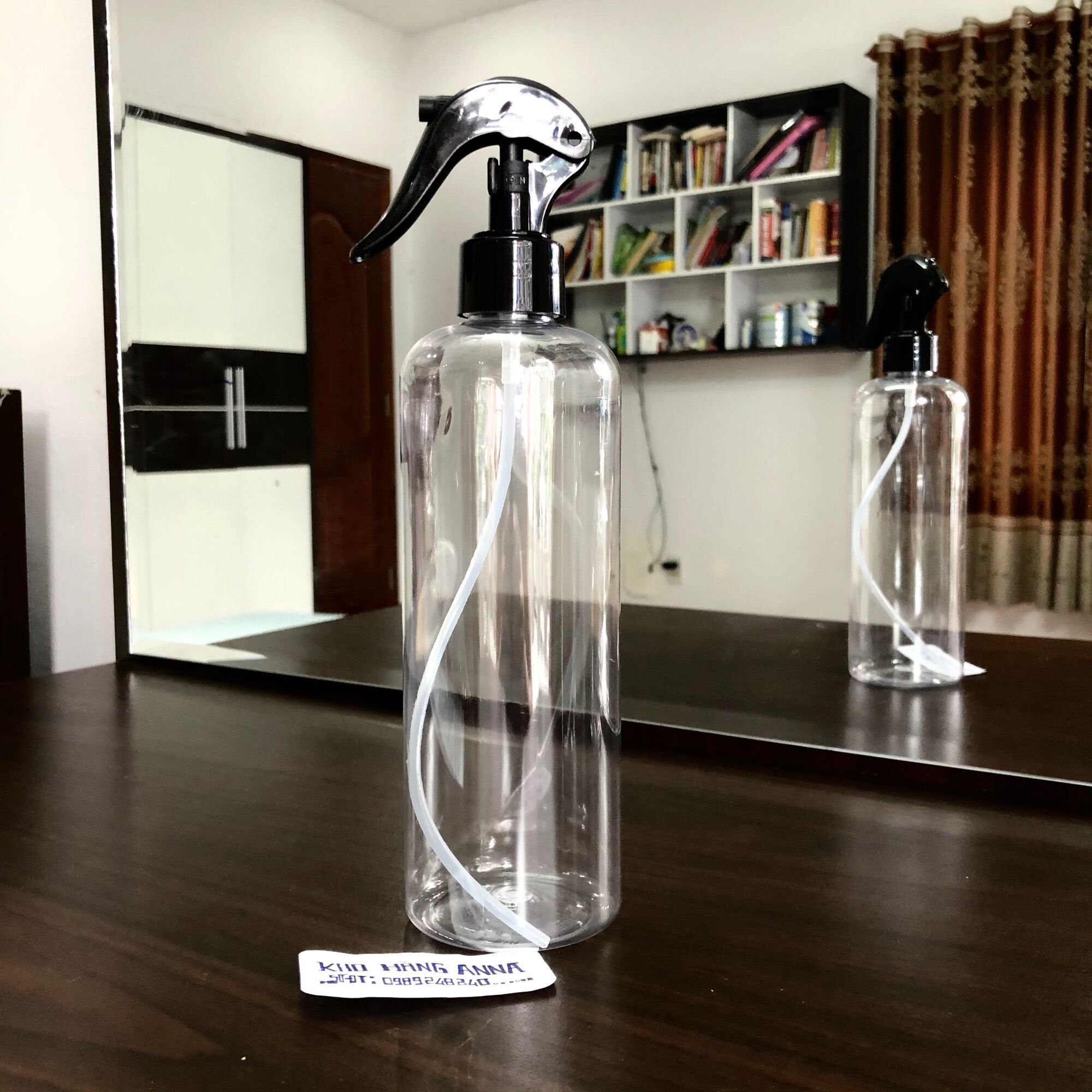 Bình Đựng nước Xịt kháng khuẩn / xịt cồn phun sương - Chai nửa lít xịt nước phun sương / xịt tưới cây / xịt tóc / xịt kính - Chai nâu / trong suốt 500ml xịt khuẩn dùng công ty , trường học