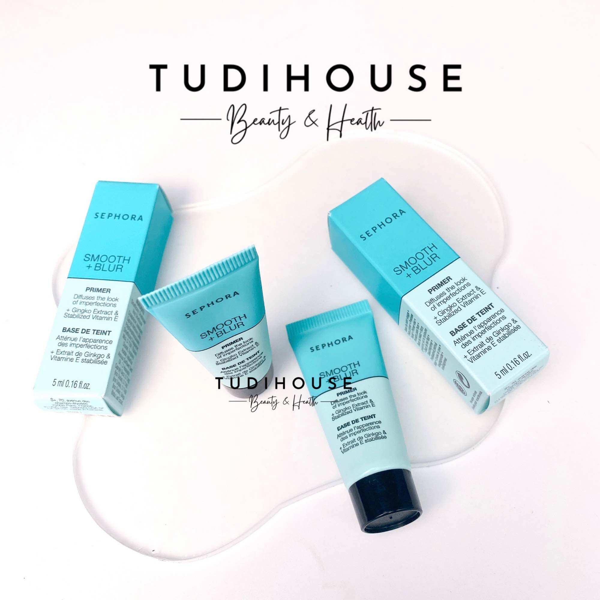 Minisize 5ml - kem lót trang điểm Sephora Smooth + Blur Primer