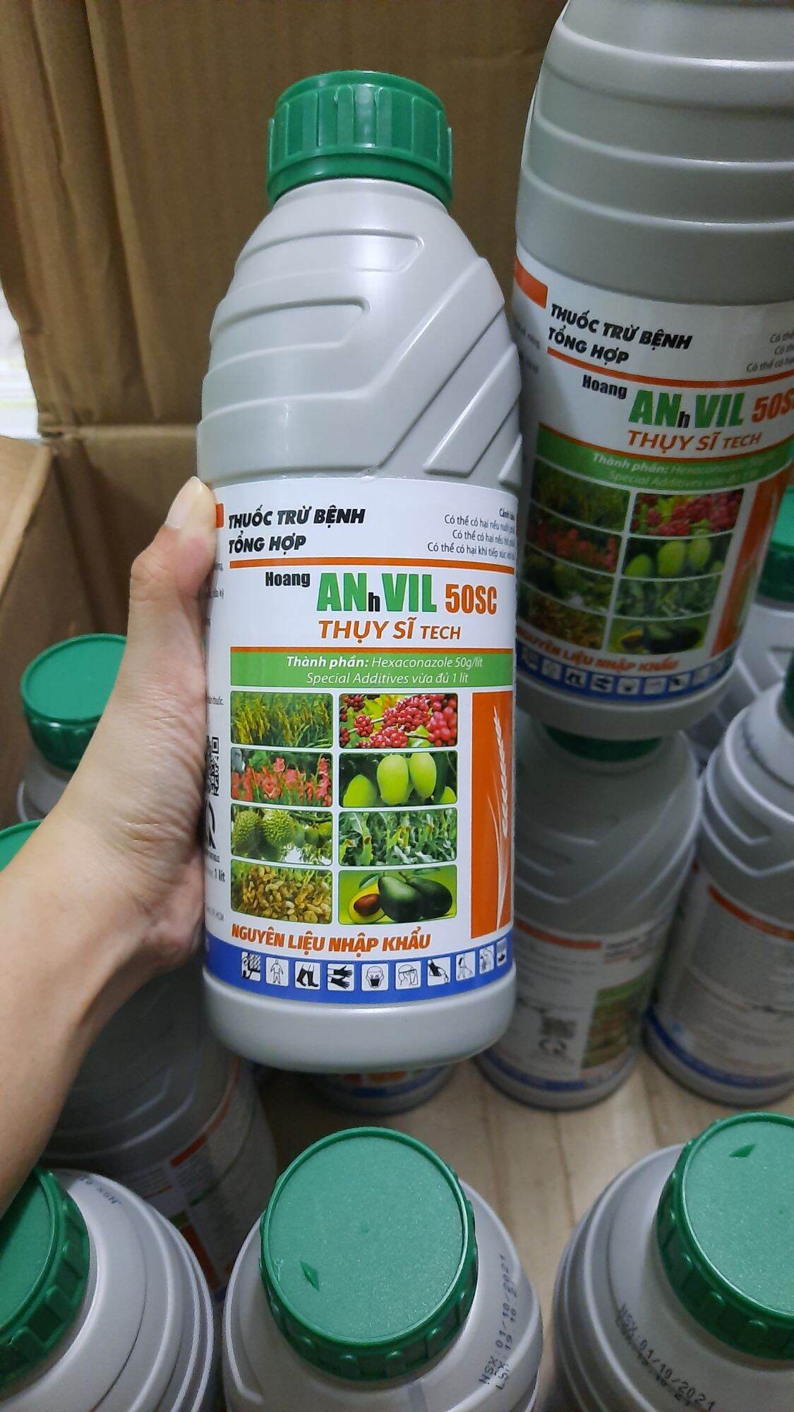ANVIL 5SC THỤY SĨ hoạt chất HEXACONAZOLE  nguyên liệu ngoại nhập - Thuốc chuyên trừ nấm bệnh hại cây trồng
