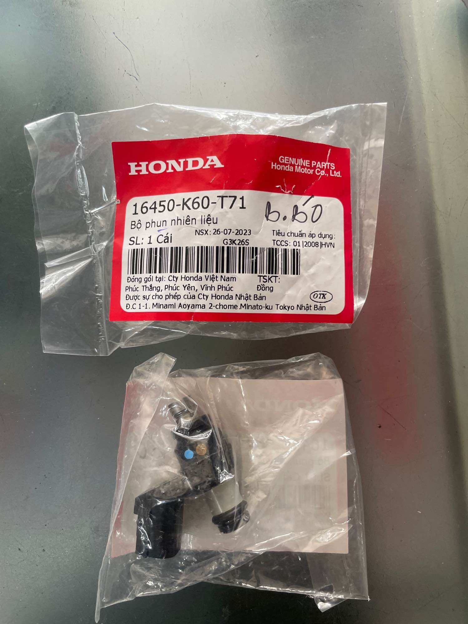 Kim phun xăng AB 125 zin Honda