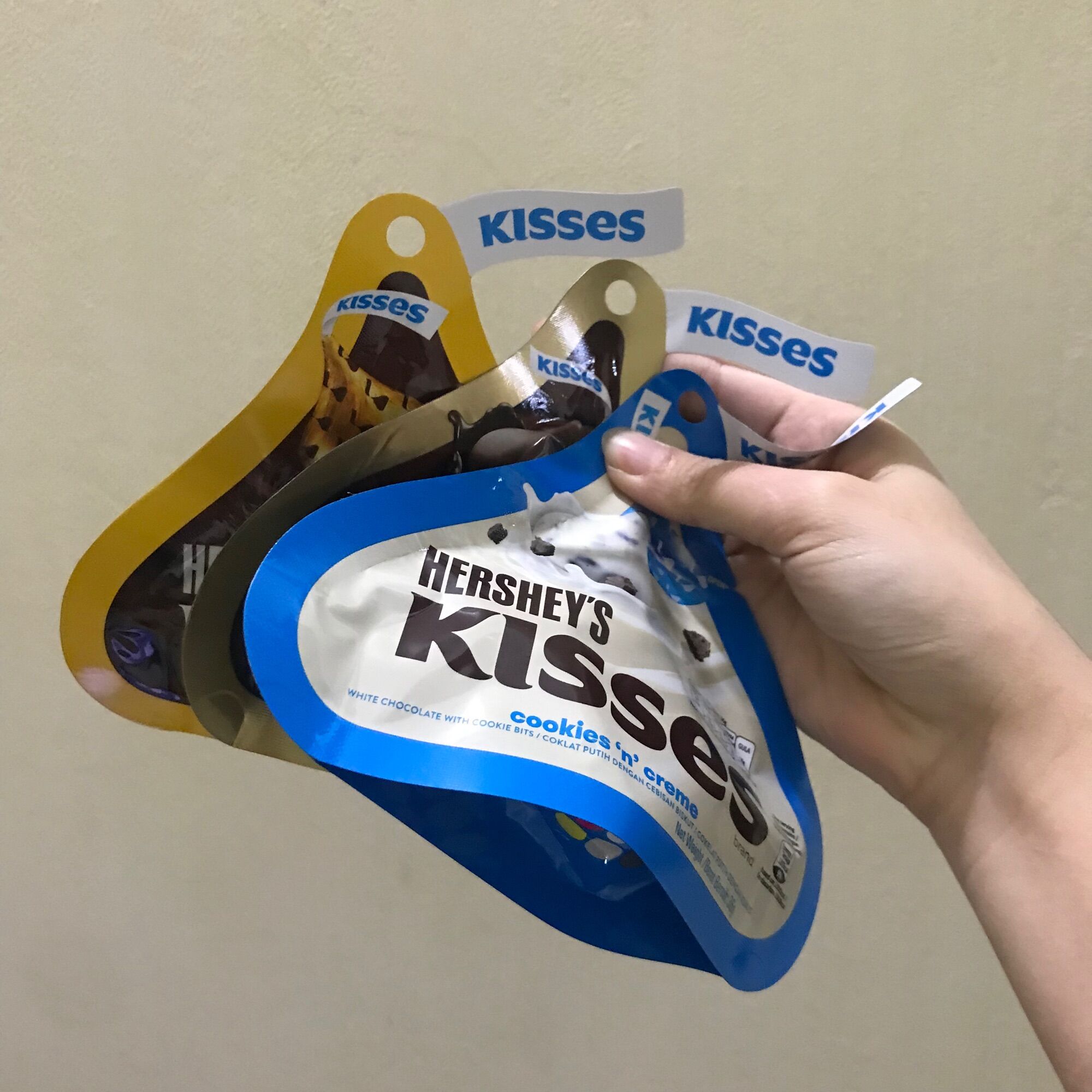 Kẹo Socola Hershey’s Kisses Túi 36g (3vị) HSD 2024