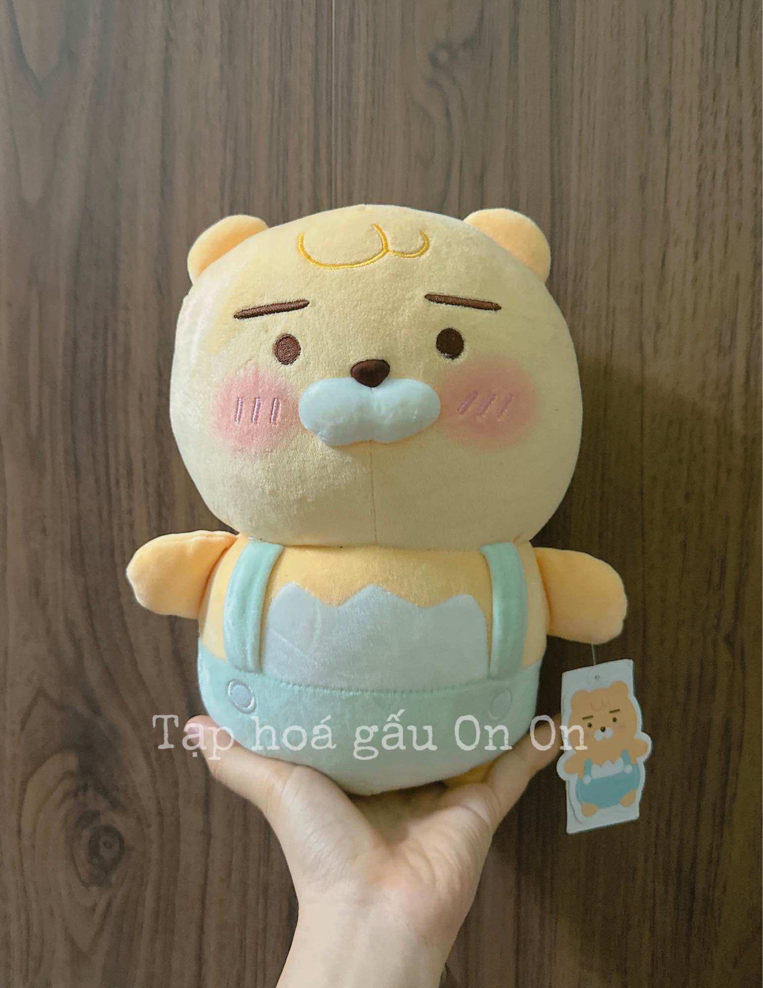 [Ryan Kakao friends] gấu bông rian mochi tròn béo má hồng chính hãng