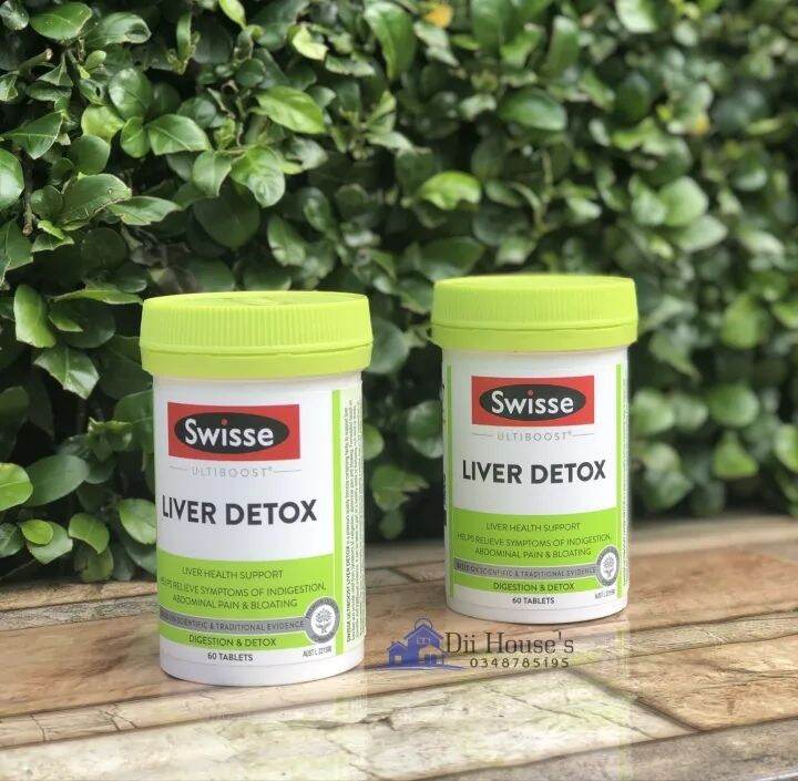 Swisse liver detox của úc - viên uống bổ gan.