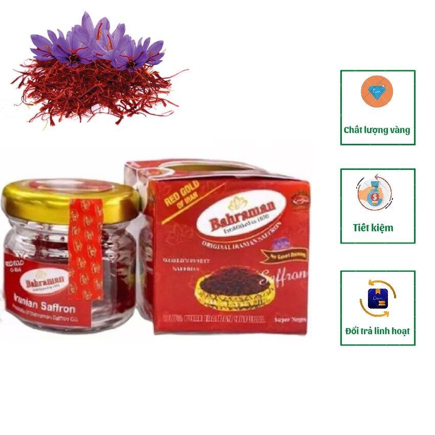 SAFFRON  NHỤY HOA NGHỆ TÂY HỘP THƯỜNG 1GR