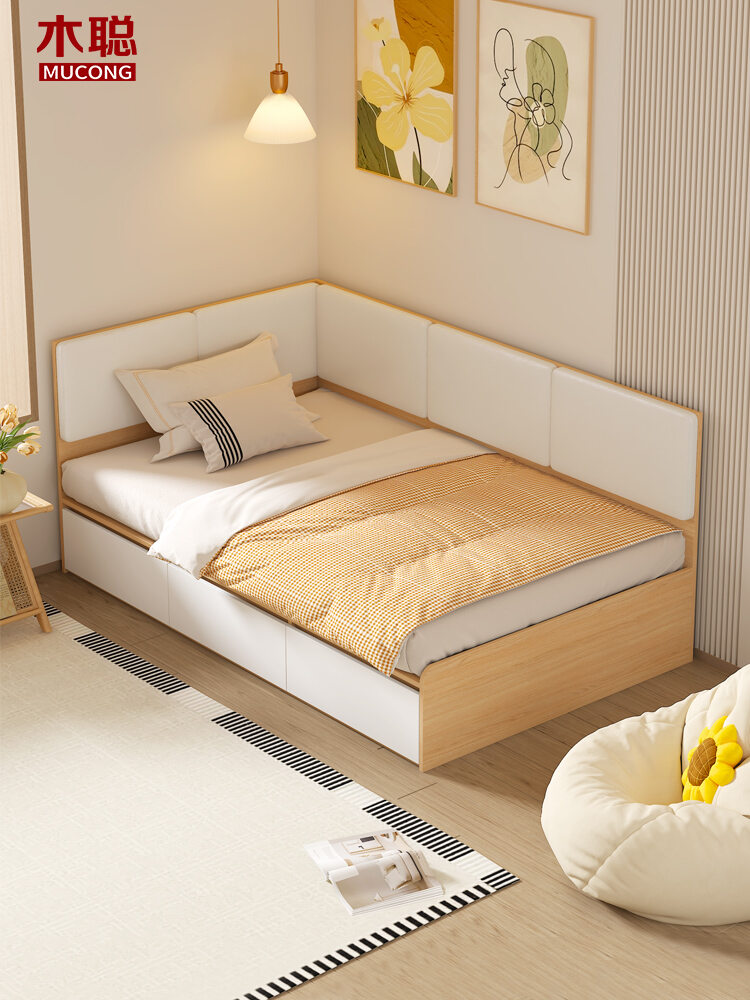 MUCONG | Solid Wood Storage Bed Modern Minimalist Tatami Single Giá 37,179,000 Đồng*Miễn phí vận chuyển