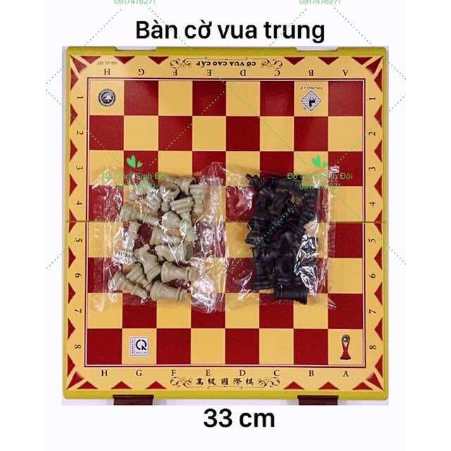 Bàn cờ vua trung 33cm
