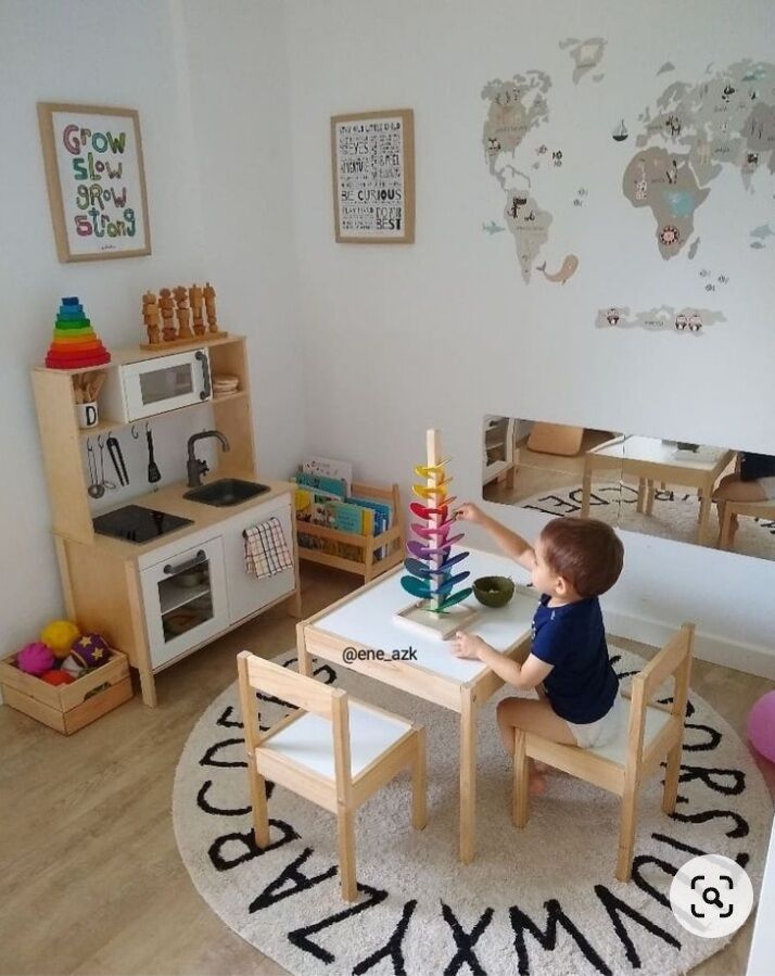 Bộ bàn ghế trẻ em IKEA LATT (CHÍNH HÃNG, SẴN HÀNG)