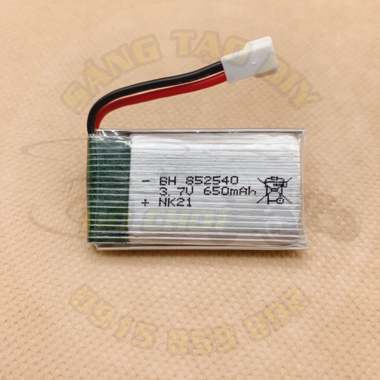 Pin Lipo 3.7V 650 mAh 25C dùng chế máy bay, quadcopter