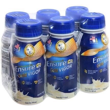 Lốc 6 chai sữa nước Ensure