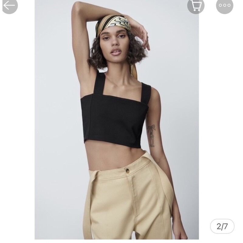 Áo croptop 2 dây bản to nữ🌸(freeship)
