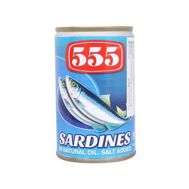Cá mòi 555  ngâm dầu 155g(BC)