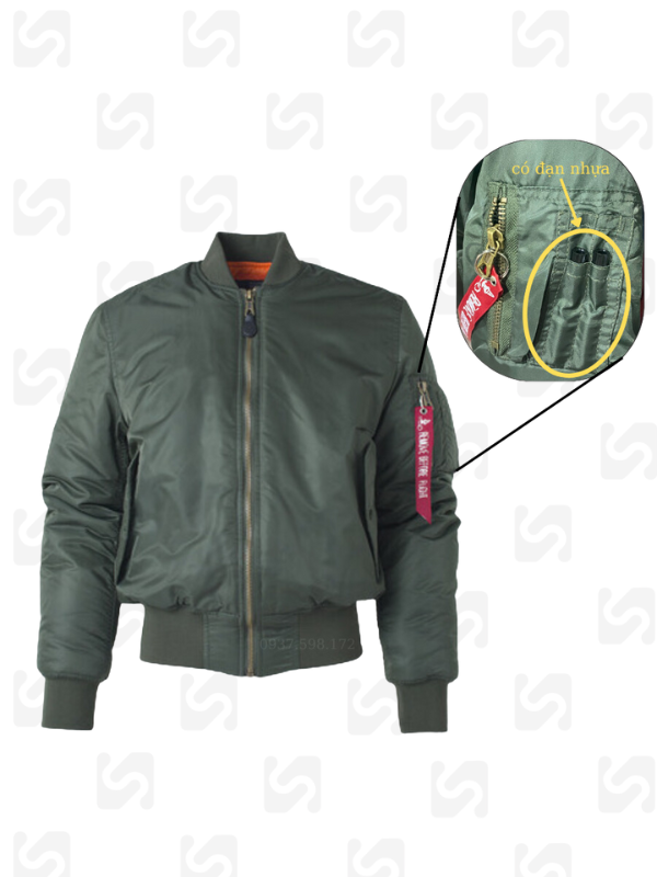 * Áo Ma1 - pilot kiểu dáng bomber