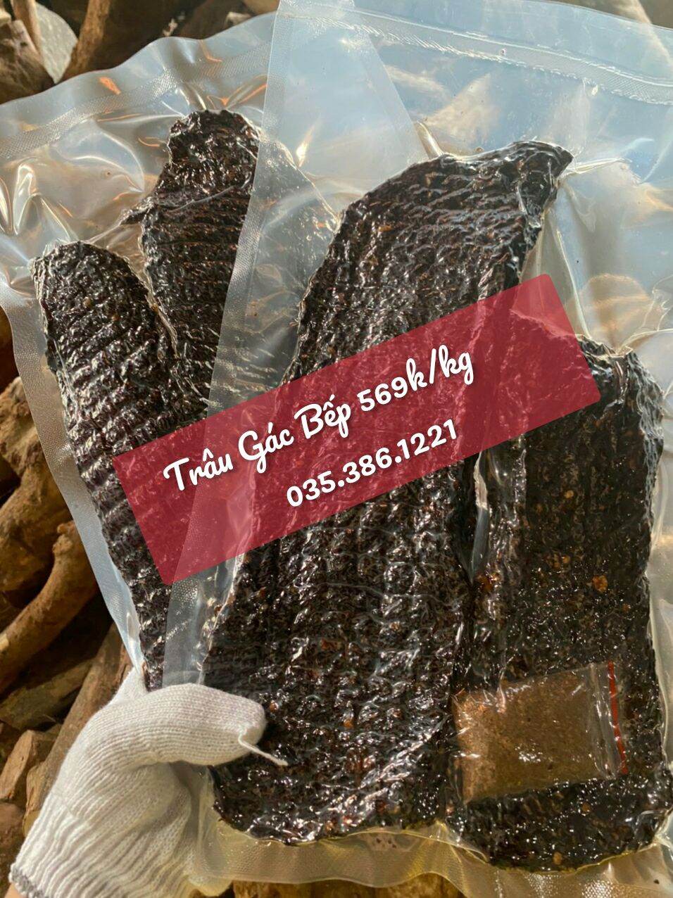 500 gr thị trâu gác bếp Tây Bắc chất lượng loại 1/ Hàng xưởng trực tiếp / Bách hóa Hương Ngọc