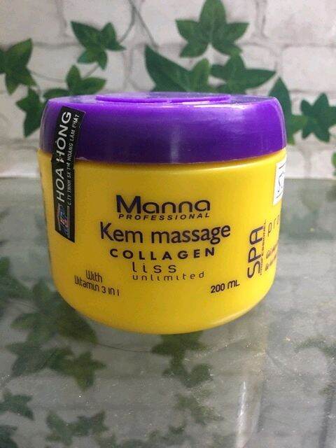 KEM MASSAGE COLLAGEN MANNA CHÍNH HÃNG
