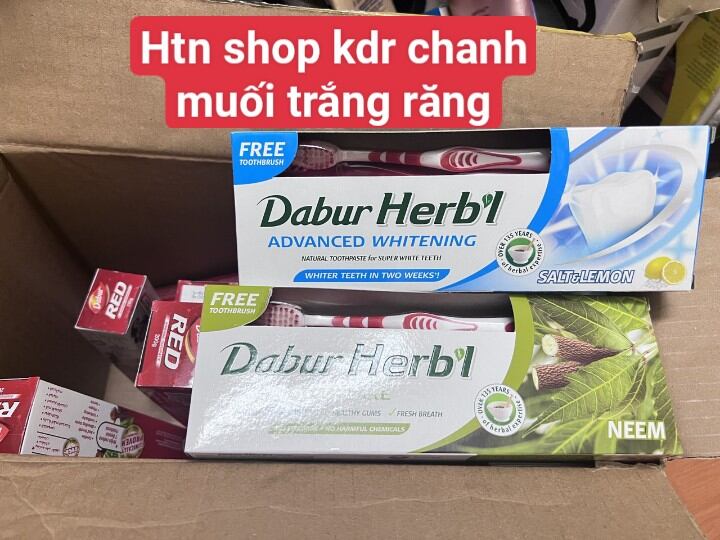 🍀🛁Toothpaste neem Dabur ấn Độ 200g🍀🛁-Neem Dabur toothpaste date 2024