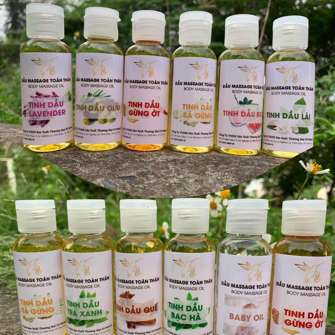 Mẫu thử dầu massage toàn thân 50ml