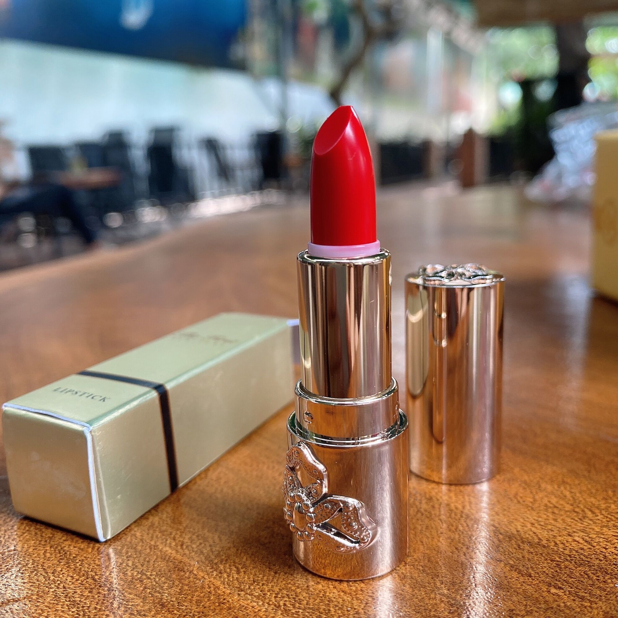 Ohui the First Pure Red Matte Lipstick Mini 1.3 Grams Date 2028