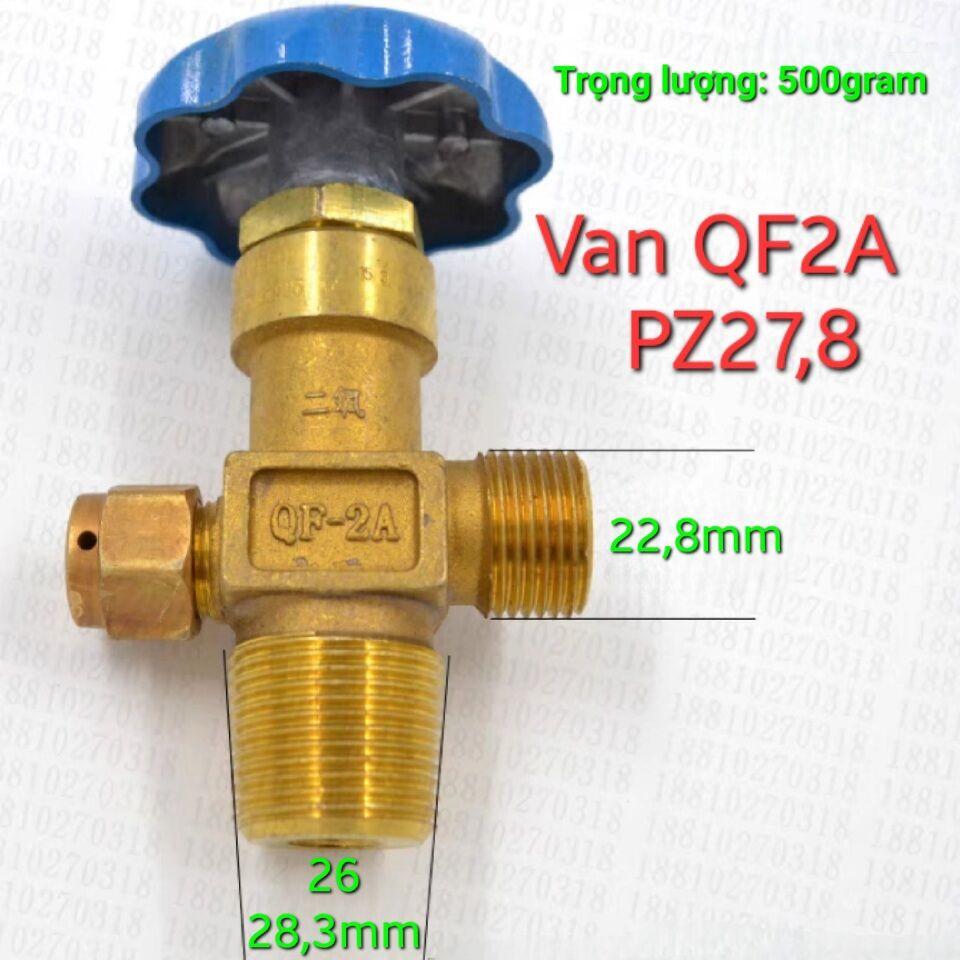 Van đầu bình khí Oxy_Nito_Co2_Argon_QF2C_QF2A_QF2