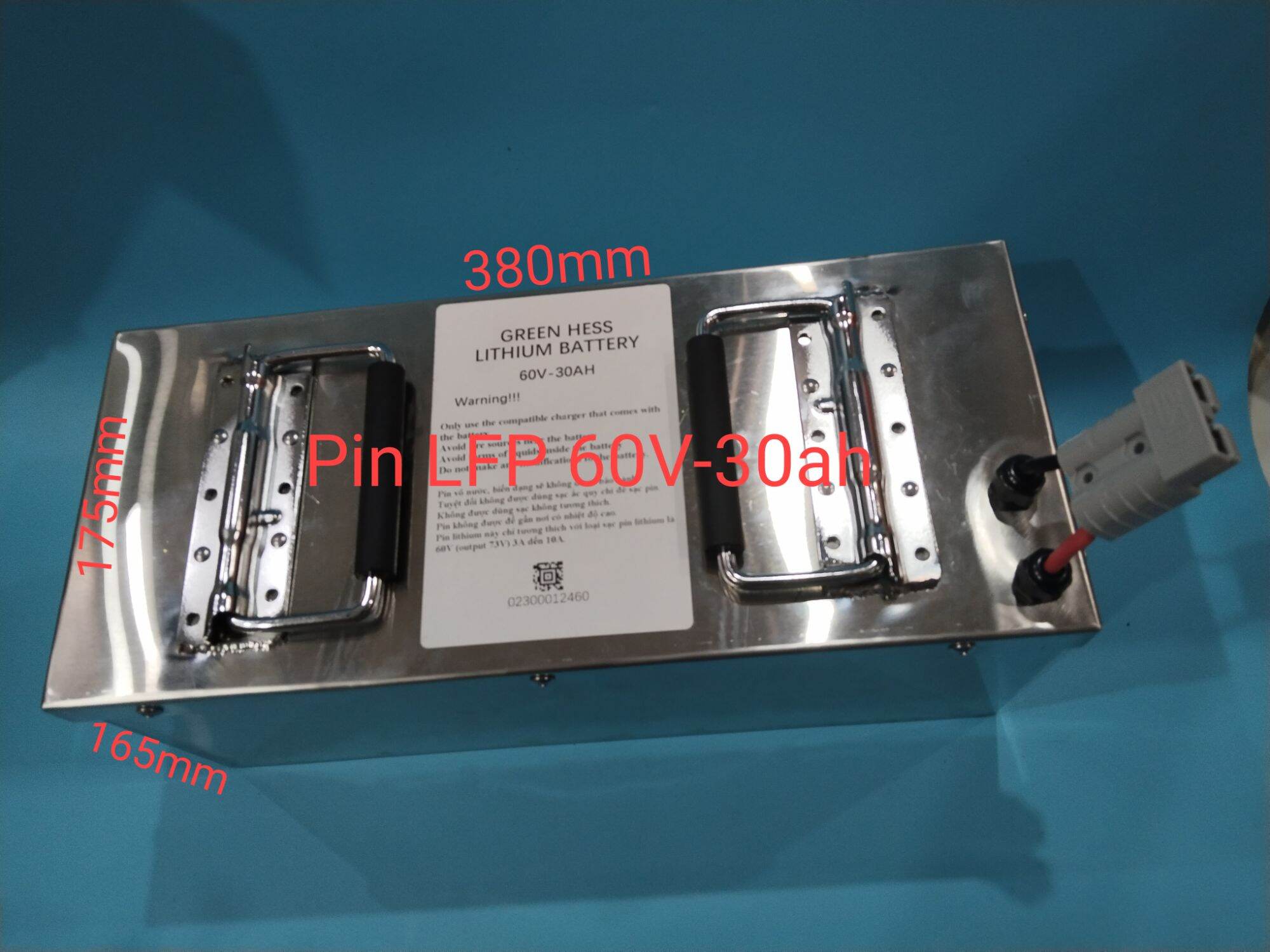 Pin xe Máy điện LFP 48V, 60V, 72V BH 3 năm, tặng sạc