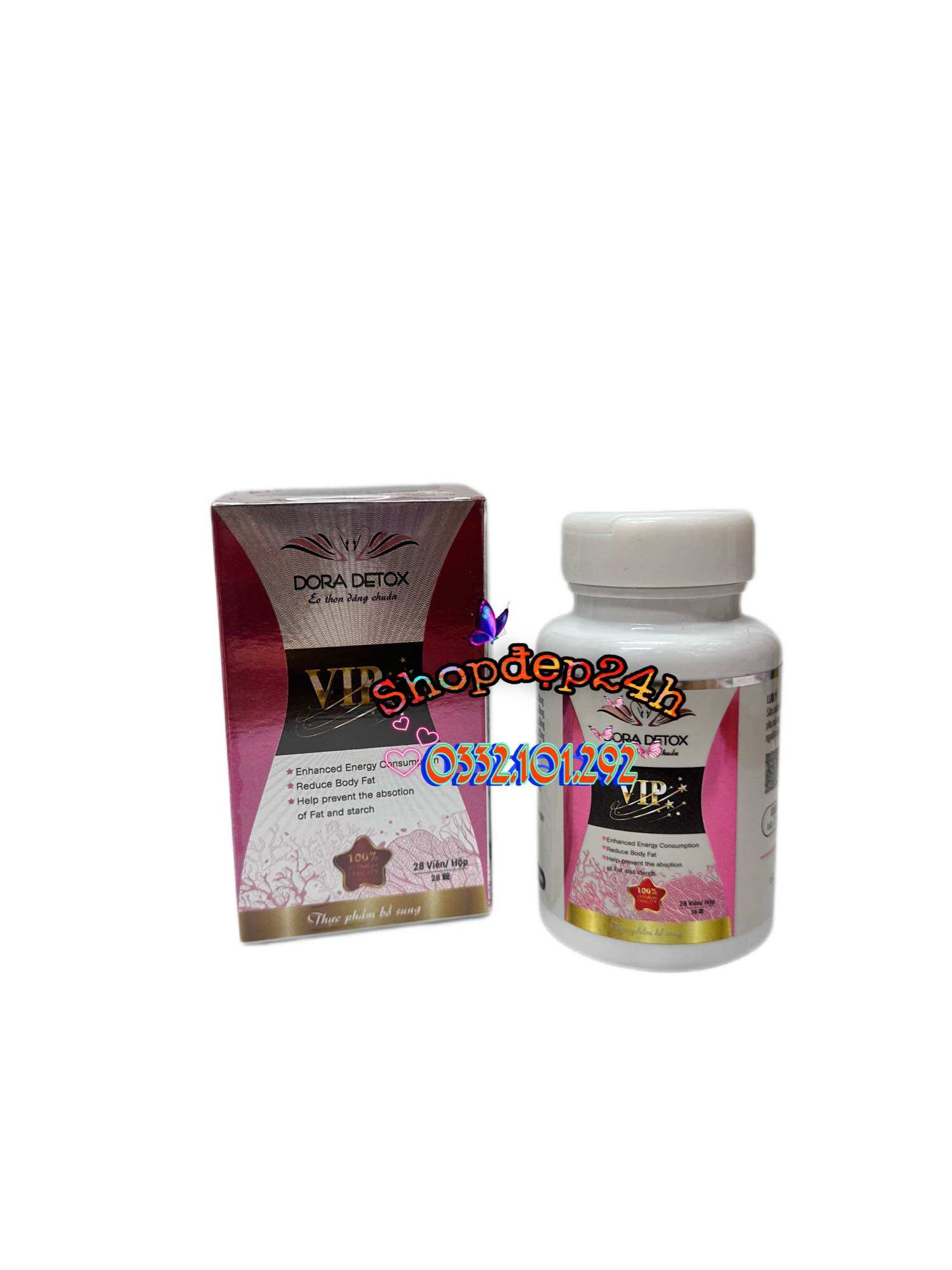 [HCM]Combo 5 hộp Dora detox VIP