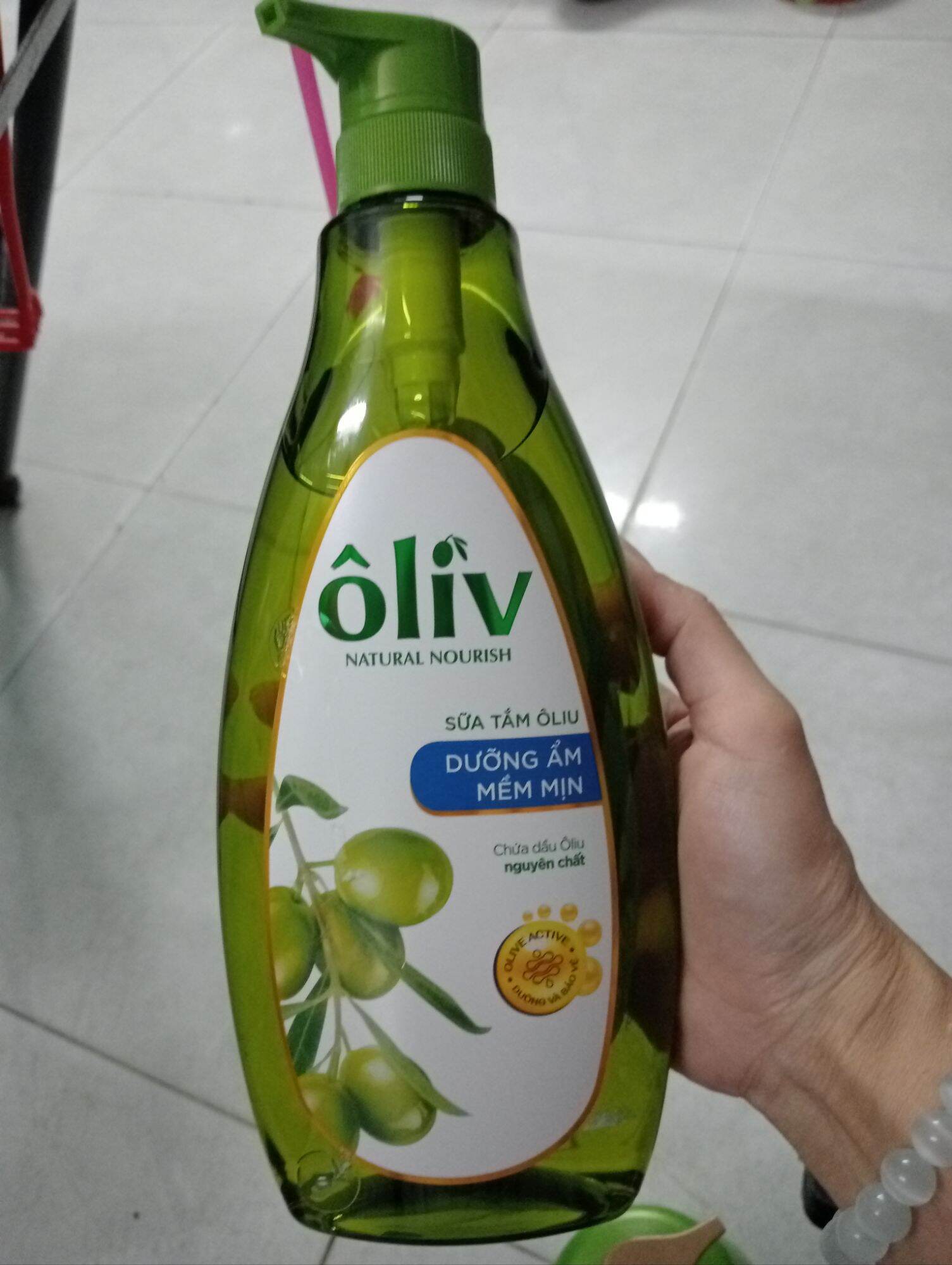 Sữa tắm ôliu dưỡng sáng da, mềm mịn 650ml/350ml