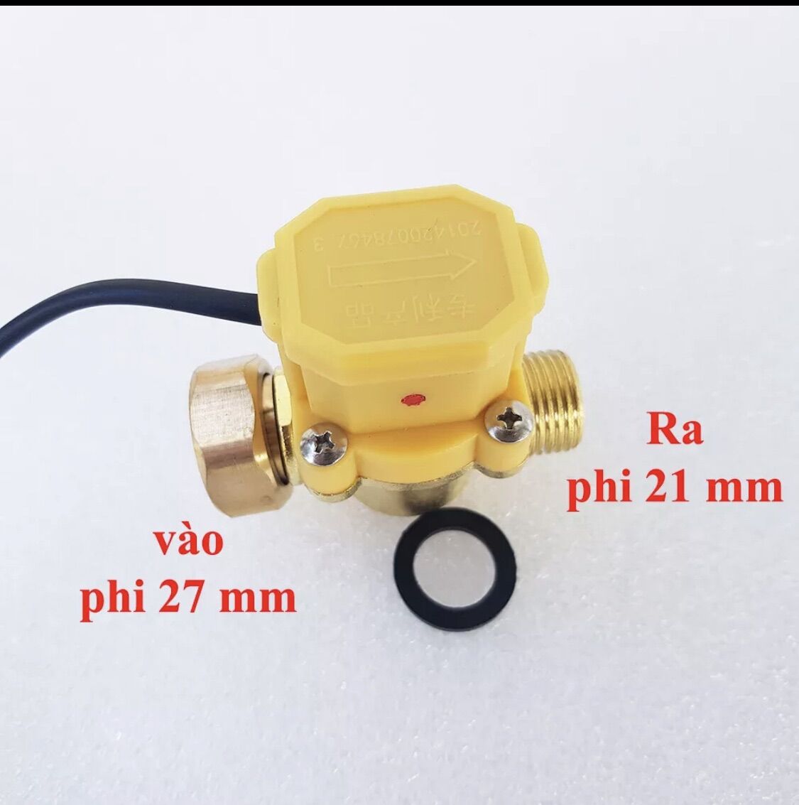 Công tắc cảm biến dòng chảy dùng cho máy bơm tăng áp - Công suất 150W - Phi ra 21mm, vào 27mm(1 cái)