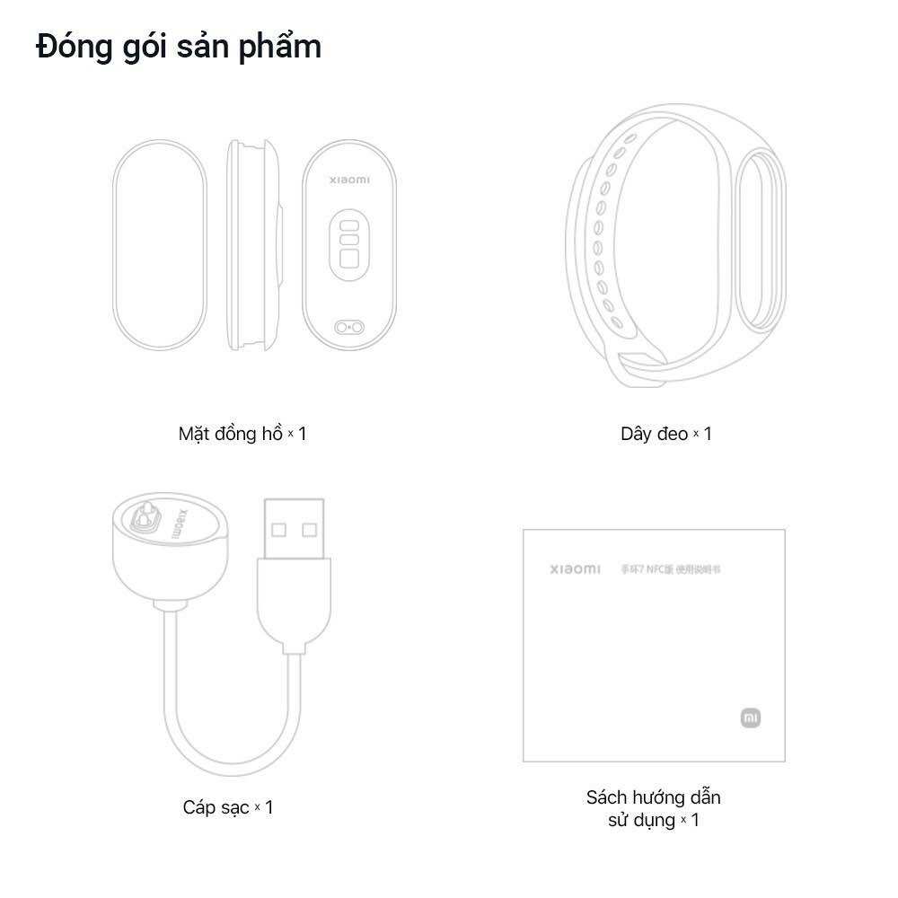 Vòng đeo tay thông mình Mi band 7