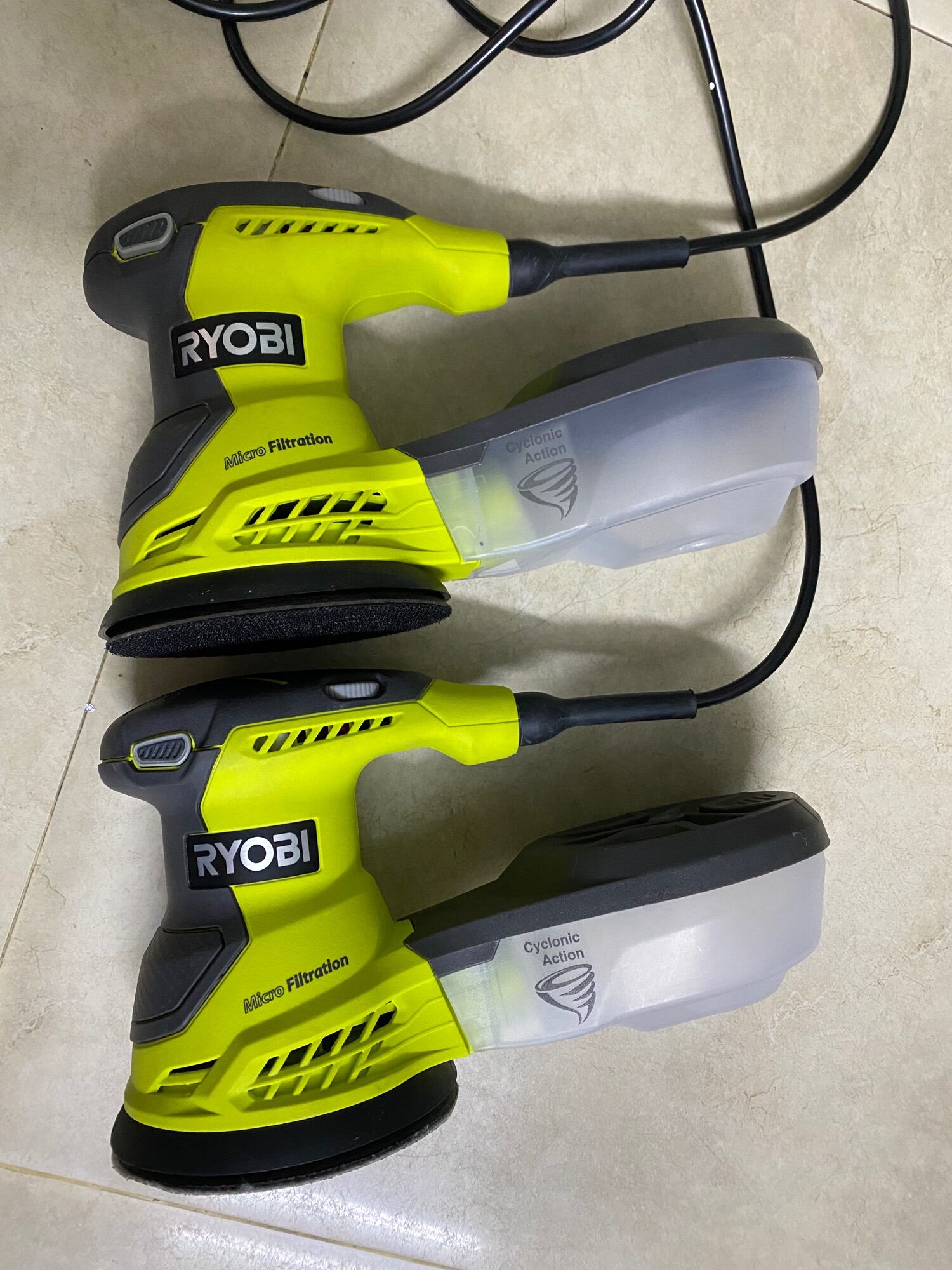 Máy chà nhám tròn điện Ryobi