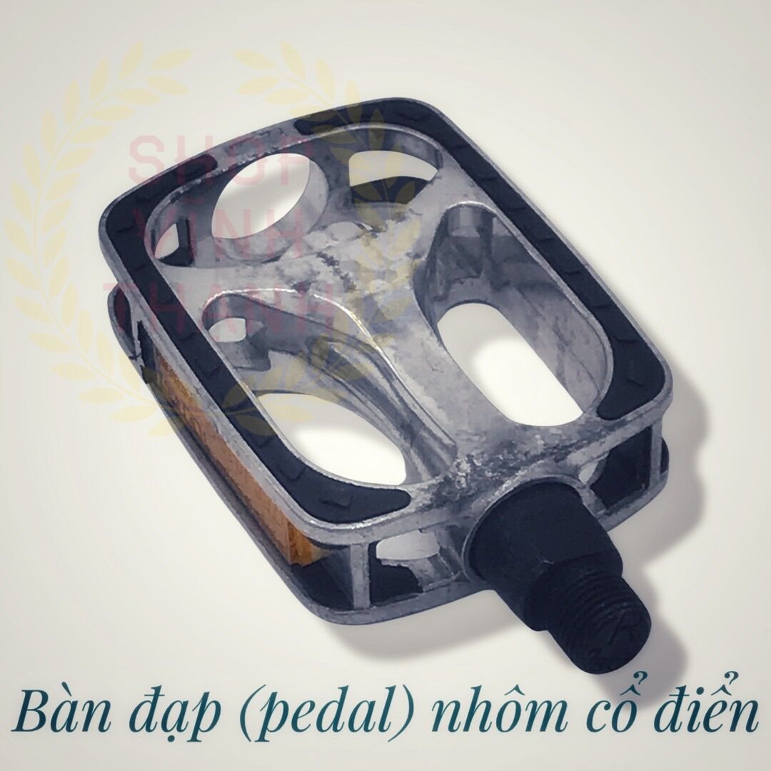 Cặp bàn đạp (pedal) xe đạp nhôm kiểu cổ điển