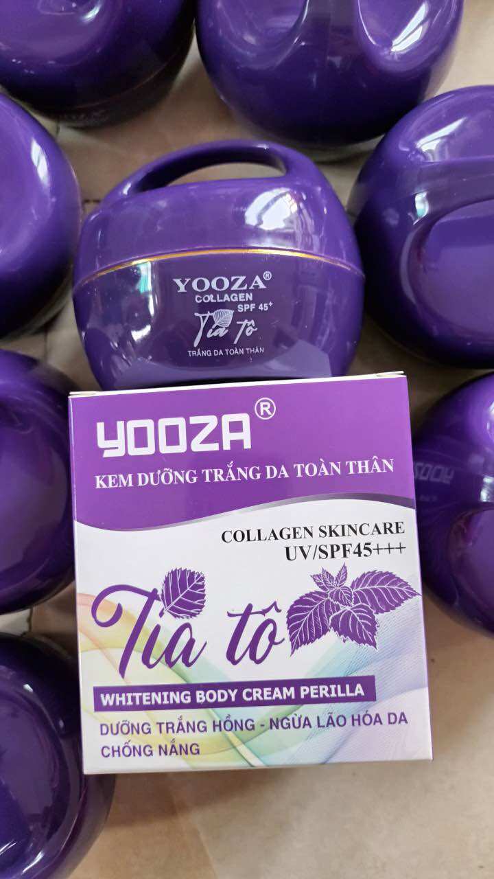 Kem dưỡng trắng da toàn thân body tía tô yooza