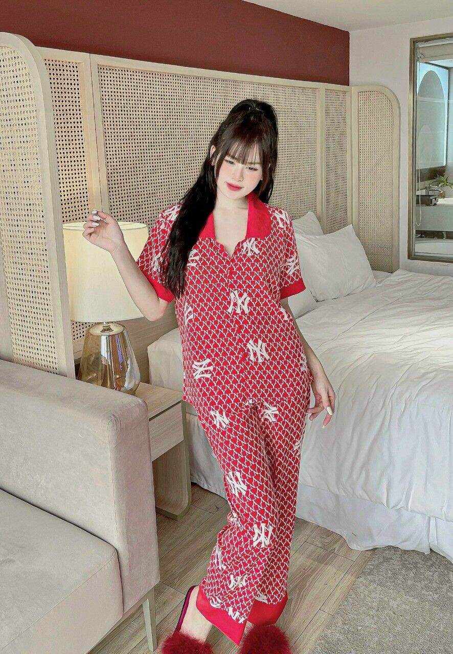 freesize dưới 58kg _MẪU CHỮ CD CỔ SEN LỤA MANGO - PIJAMA 5CE MẪU XINH QUẦN CÓ TÚI