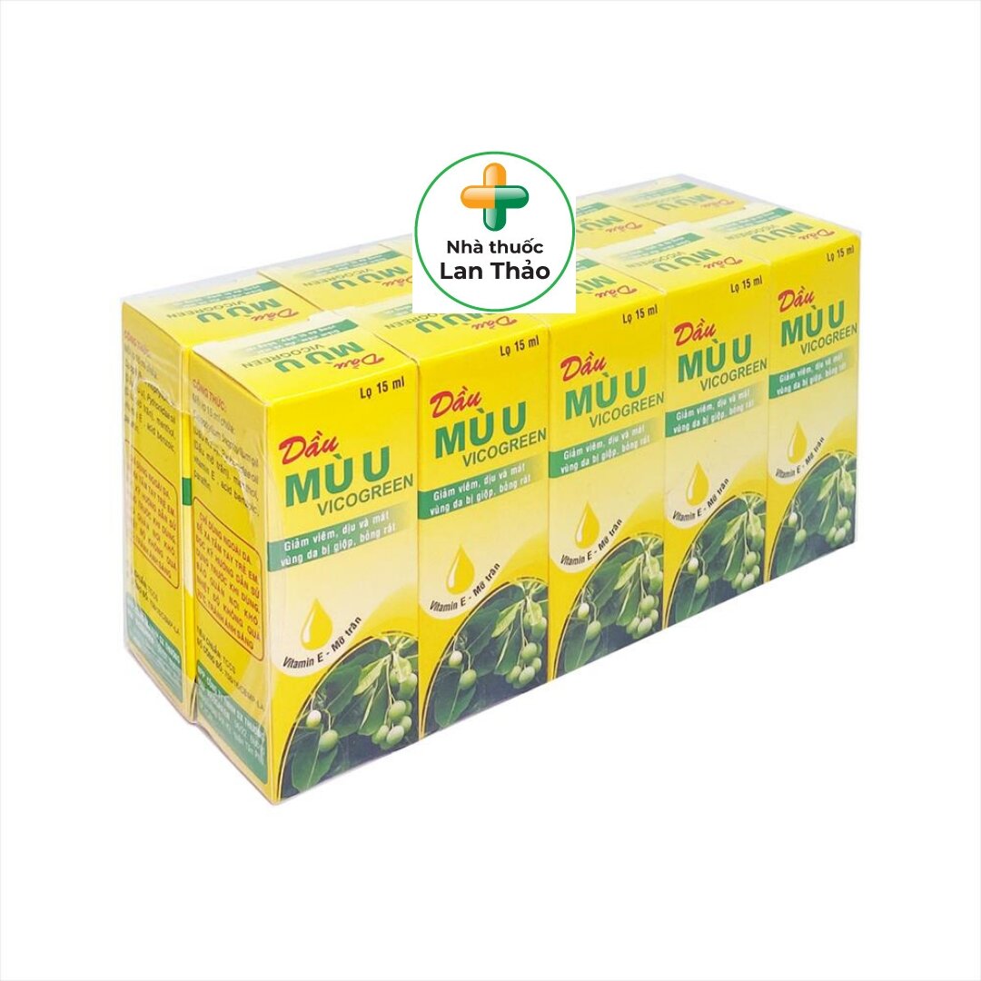 Dầu mù u vicogreen chai 15ml