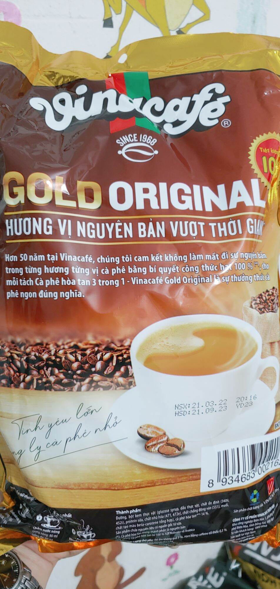 Cà phê hoà tan 3in1 Vinacafe bịch 40 gói